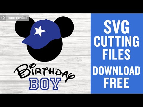 Birthday Boy Svg Free Cut Files for Silhouette Cameo Instant Download