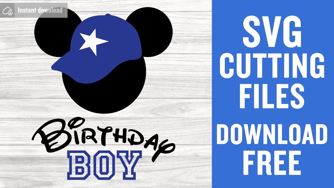 Download Birthday Boy Svg Free Disney Svg Birthday Svg Instant Download Silhouette Cameo Shirt Design Mickey Head Svg Cutting Files 0904 Freesvgplanet