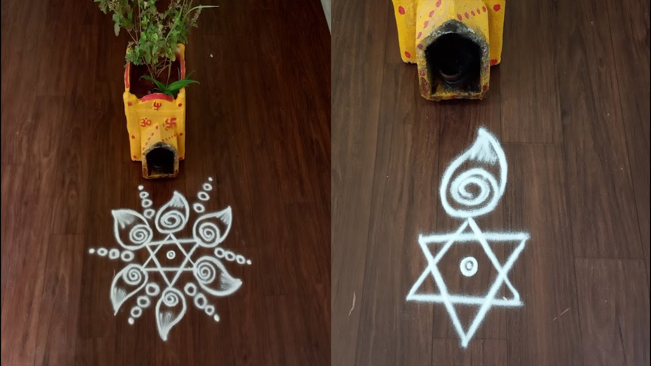 Tulasi kota kolam designs |tulasi kota muggulu designs |KBS ...