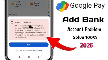 Could Not Find Sim Problem Solve 100% || How To Fix Could Not Find Sim Problem In Google Pay 2024