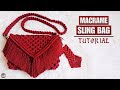 Macrame Sling Bag Tutorial | Cara Mudah Membuat Tas Macrame