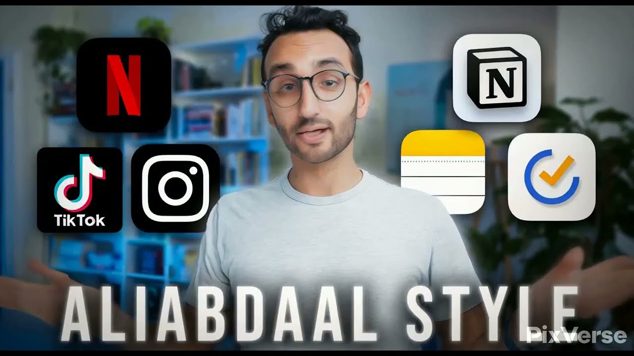 Ali Abdaal Style Thumbnail