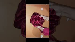 🌹 Day 2 | Handmade Rose Work Handbag ✨ | 10 days sewing mystery 🧵🪡#shorts