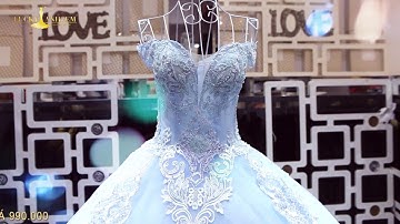 Váy cưới xanh pastel nhẹ nhàng sang trọng | Chụp Ảnh Cưới Chuyên Nghiệp Tại HCM