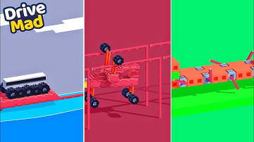 [DRIVE MAD PART-133] DRIVE CRAZY GAME IN FANCADE 1 TO 6 LEVEL GAMEPLAY || GAMING CUBE