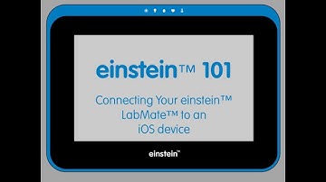How to pair your einstein™LabMate with an iOS device