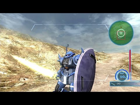 [PS3ガンダム戦記] #18 グフ -格闘重視総合強化型- (山岳レーダー施設陽動任務：HARD)
