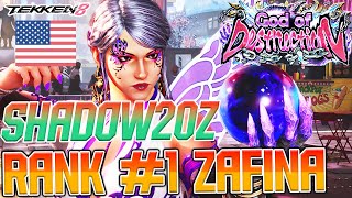 Tekken 8  ▰ Shadow20z (Rank #1 Zafina) Majestic Gameplay!