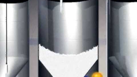 Level control in bulk solids with the vibrating probe of UWT VIBRANIVO®