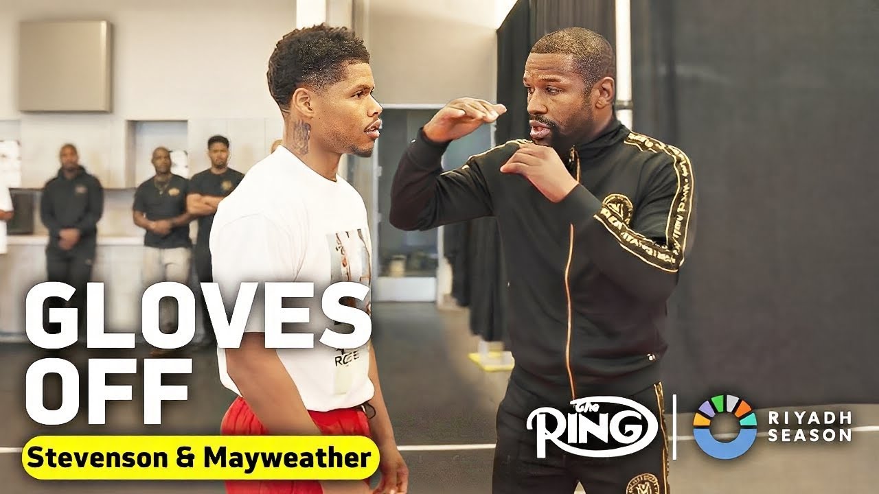 Floyd Mayweather STEPS INTO Shakur Stevenson’s Camp Ahead of Teofimo Fight