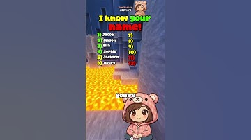 IF YOUR NAME HAS LETTERS... GET OUT! 🅰️🛑