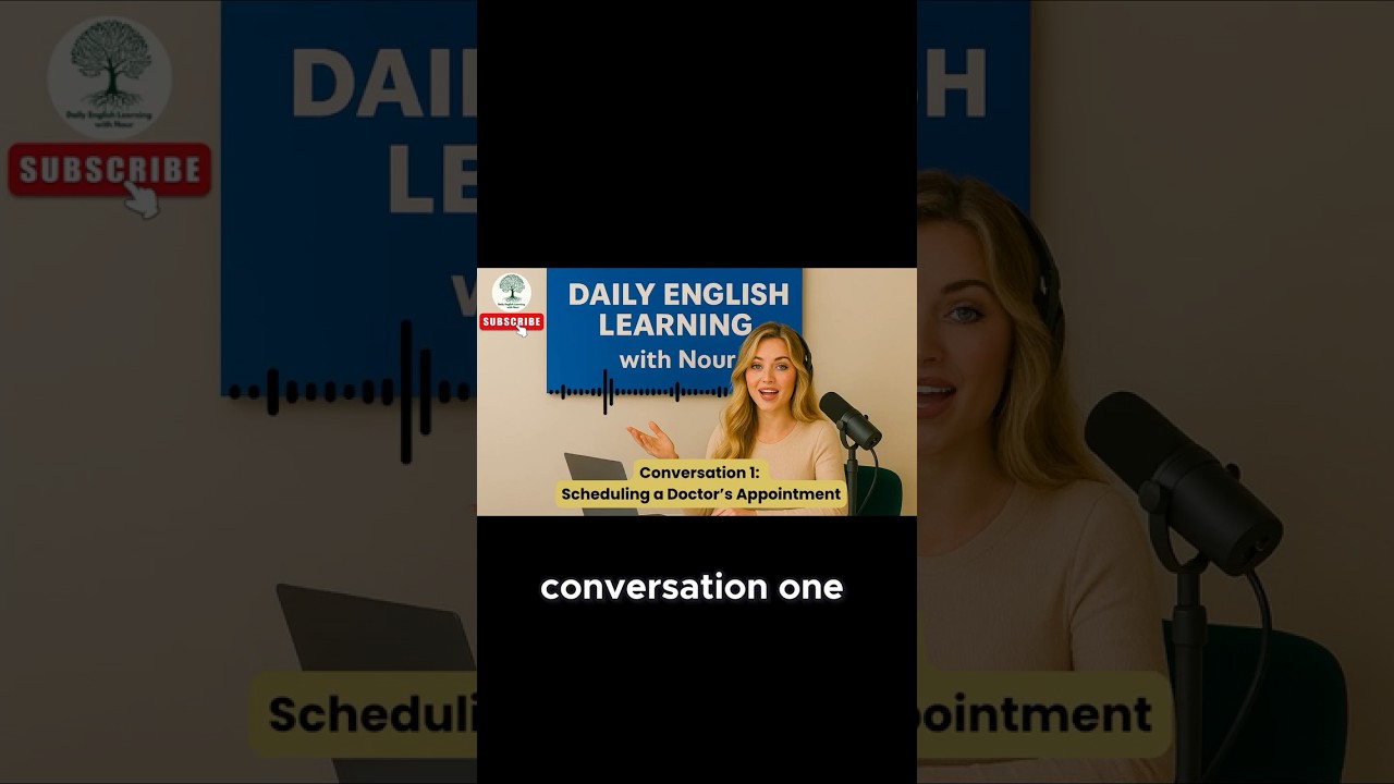 How to Schedule a Doctor’s Appointment in English | Easy Conversation # Shorts