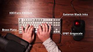 Typing Test - KBD8XII with Gateron Inks