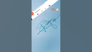 Rudra name signaturestyle #calligrahy #shorts ❤️❤️