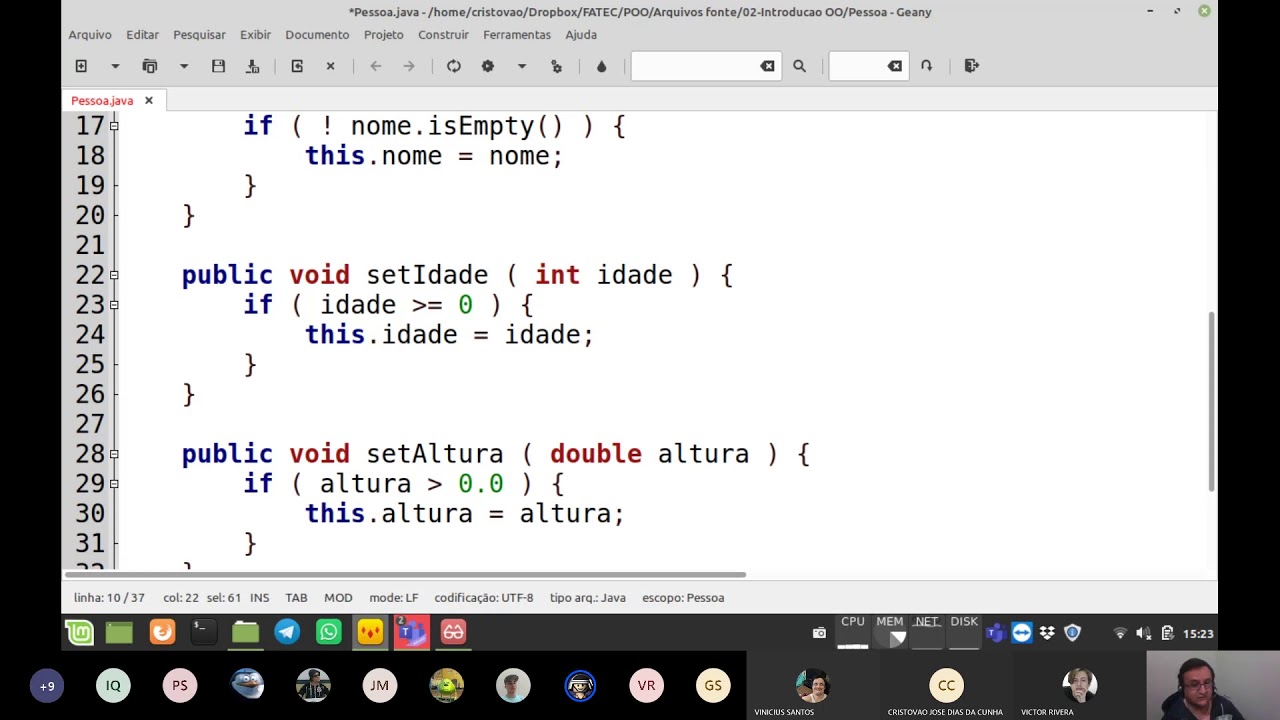 Aula POO 003 - Classes - Parte 2 - YouTube