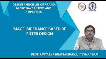 Image Impedance based RF filter design