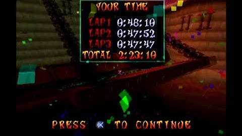 Crash Team Racing - Oxide Time Trial #12: Cortex Castle