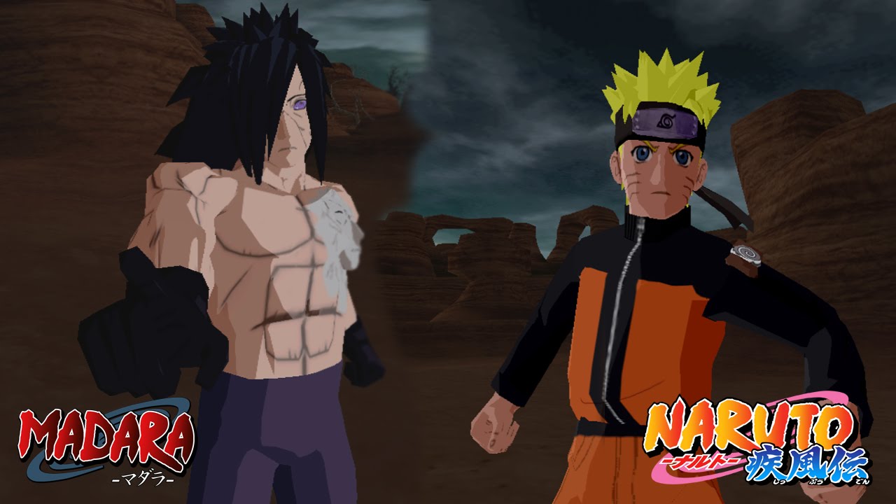 Madara Vs Naruto Shippuden Cross Over Fight Dragon Ball Z Budokai Tenkaichi 3 Mod Youtube