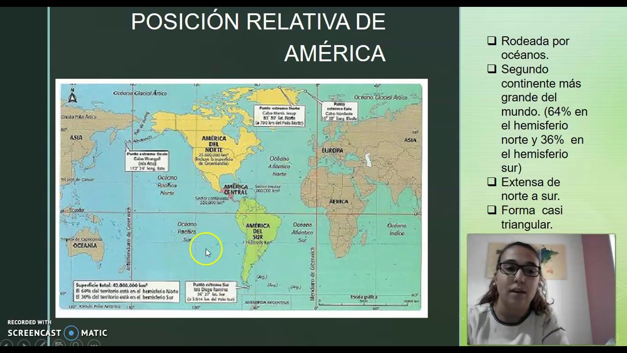 EXPLICACIÓN POSICIÓN GEOGRÁFICA DE AMÉRICA YouTube