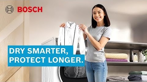 Dry Smarter, Protect Longer. Care #LikeABosch