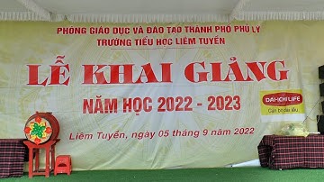 Khai Giảng Năm Học 2022   2023 Trường Tiểu Học Liêm Tuyền05 09 2022
