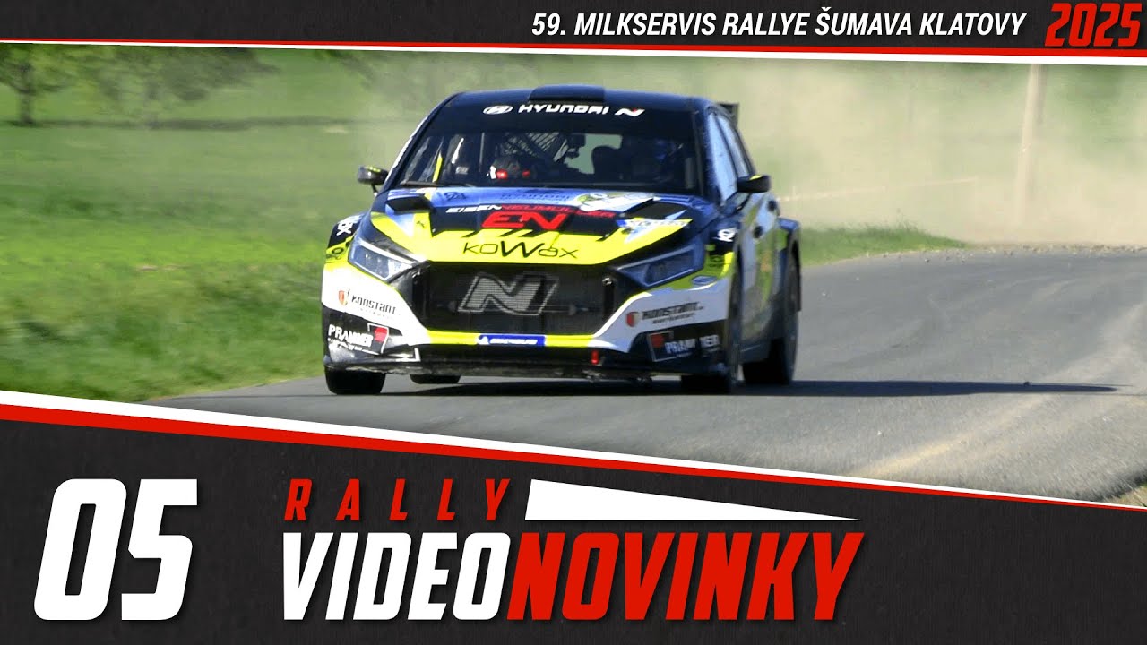 59. Milkservis Rallye Šumava Klatovy 2025 - 🎥⁣ VIDEONOVINKY 05 - průjezdy a rozhovory v cíli
