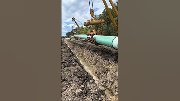 Pipeline Amazing job #automobile #excavator #pipeline #construction