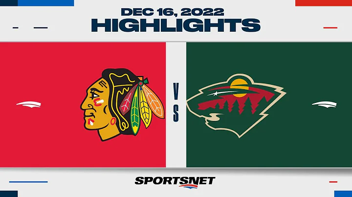 NHL Highlights | Blackhawks vs. Wild - December 16, 2022