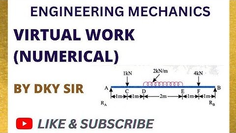 VIRTUAL WORK ( NUMERICAL)
