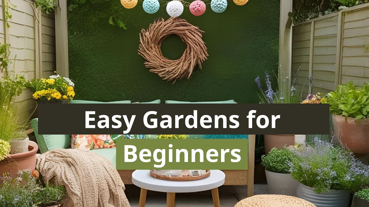 🌿 Easy Garden for Beginners | Simple Tips to Grow Your Own Plants! 🌱