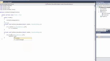 Make a control movable c#