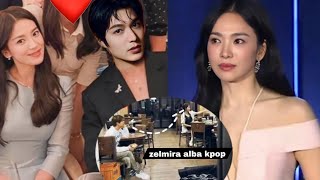 LEE MIN HO WAS MESMERIZED BY SONG HYE KYO 'S BEAUTY AT BAEKSANG !! SONG JOONG KI WAS SPEECHLESS