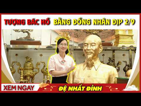Tượng đồng Hồ Chí Minh lưu giữ hình ảnh vị lãnh tụ kính yêu