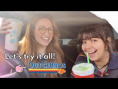 Trying DUTCH BROS drinks for a WEEK! *It was amazing*