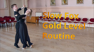 Slow Foxtrot Gold Level Choreography | Extended Reverse Wave, Hover Feather