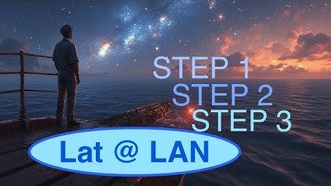 Lat at LAN - STEP BY STEP - Condensed USCG CNAV Sample Problem