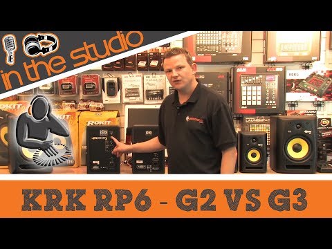 KRK Rokit RP6 G3 vs G2 Studio Monitor Comparison