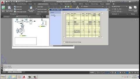 AUTOCAD ADVANCE STEEL 2015 TUTORIAL LISTS