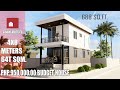 (4X8 METERS) TINY HOUSE (13X26 FEET) / 32 SQM