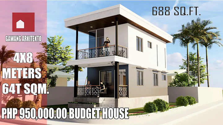 (4X8 METERS) TINY HOUSE (13X26 FEET) / 32 SQM