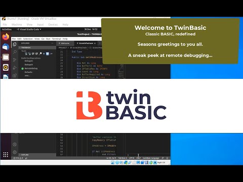 twinBASIC - Remote debugging applications (sneak peek)