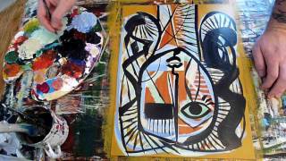 Painting Performance By Laurent Folco. Le 05022017