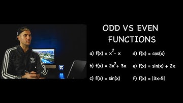 MHF4U Grade 12 Advanced Functions - Which Functions are Even or Odd?