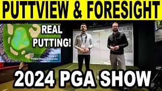 Puttview Foresight Sports Partner For Real Golf Simulator Putting 2024 Pga Show