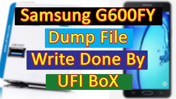 SAMSUNG G6000FY EMMC DUMP FILE WRITE DONE UFI BOX / How To Write Dump file By UFi Box