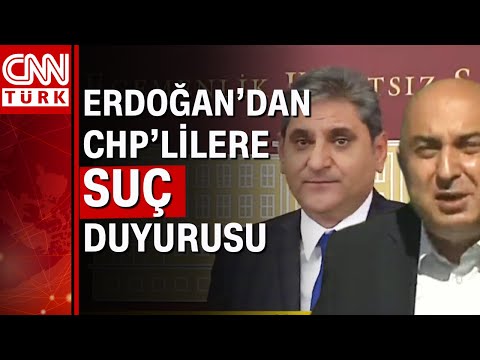 Cumhurbaşkanı Erdoğan'dan Engin Özkoç ve Aykut Erdoğdu hakkında suç duyurusu!