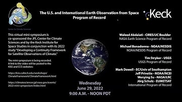 The U.S. and International Earth Observations from Space Program of Record