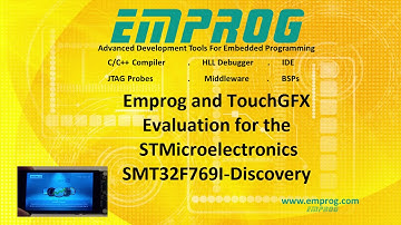 Emprog and TouchGFX Support for STM32F769