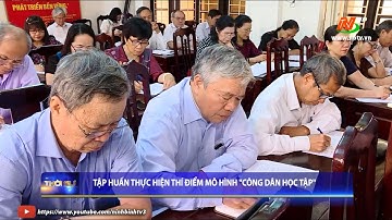 Tập huấn thực hiện thí điểm mô hình "Công dân học tập"