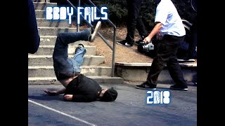 BBOY FAILS, FIGHTS AND FUNNY MOMENTS 2018.